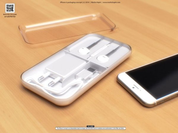 Мартин Хайек представил потрясающие рендеры iPhone 6, его упаковки и комплектных аксессуаров
