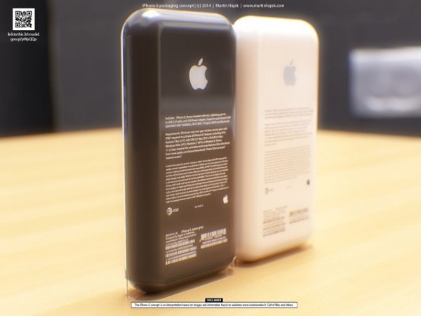 Мартин Хайек представил потрясающие рендеры iPhone 6, его упаковки и комплектных аксессуаров