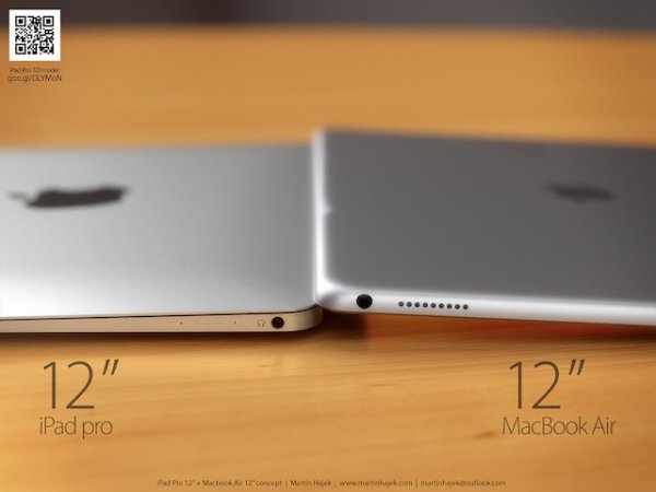 Двойной портрет: iPad Pro и 12-дюймовый MacBook Air