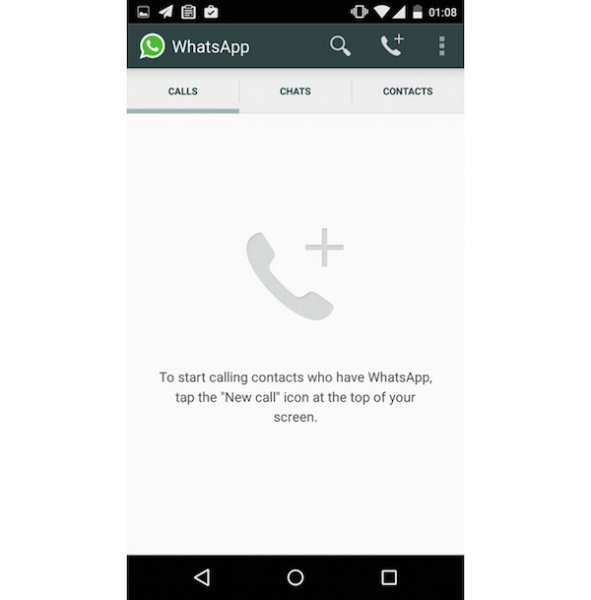 В WhatsApp появились голосовые звонки