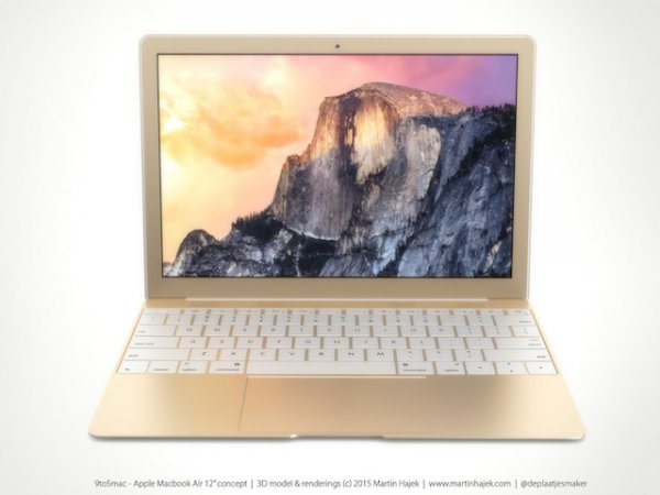 Продажи 12-дюймового MacBook Air Retina начнутся в апреле