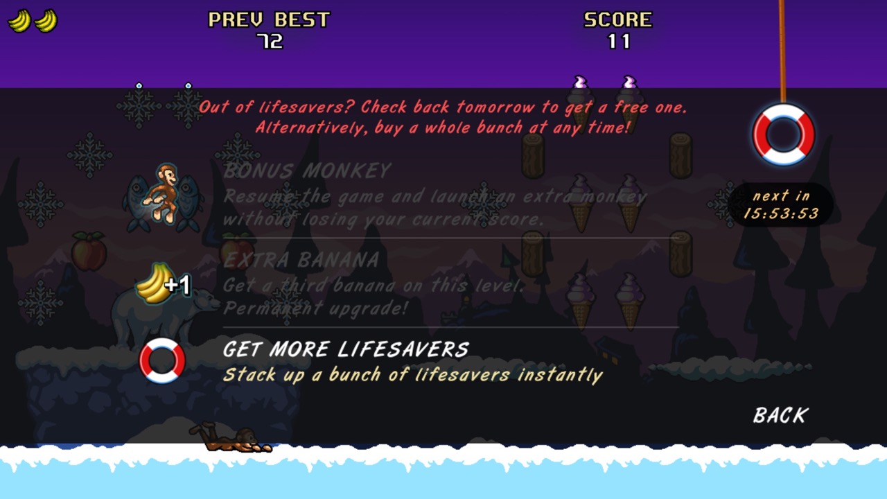 Monkey Flight 2 — простая аркада для iPhone и iPad с зажигательным геймплеем на 5 звезд