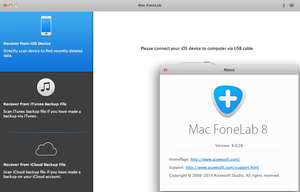 FoneLab - лучшая утилита для восстановления данных из iPhone и iPad
