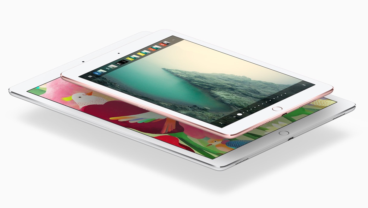 Сравнение 9,7-дюймового и 12-дюймового iPad Pro