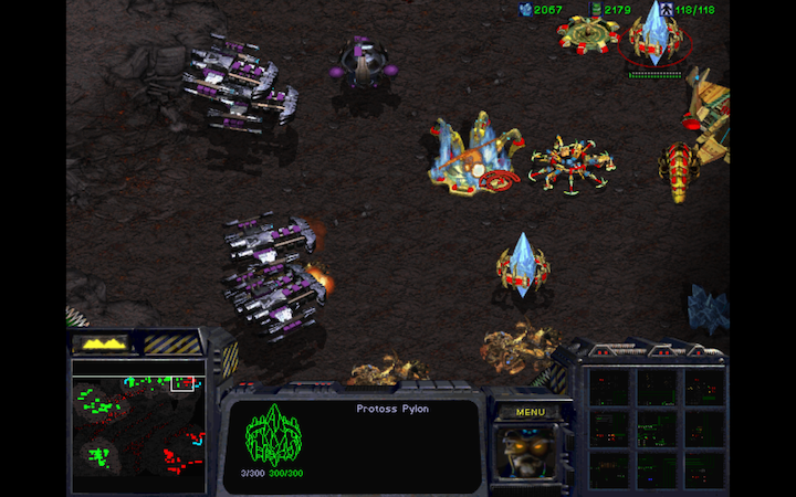 StarCraft Brood War Батлкруизеры атакуют